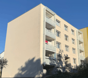 Stavební úpravy bytového domu Barvy 785/3, Lesná, Brno